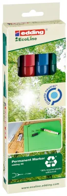 EDDING PERMANENT MARKÖR ECOLINE E-25 4 LÜ SET