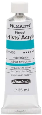 SCHMİNCKE PRİMACRYL ARTİST AKRİLİK BOYA 35 ML SERİ 3 456 COBALT TURQUOİSE 13456009