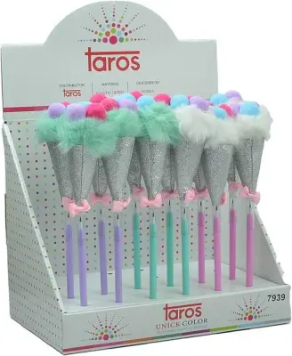 UNICK COLOR YUMURTLAYAN KALEM ICE CREAM TEPELİ 24 LÜ 7939