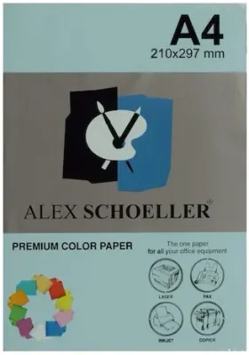 ALEX FOTOKOPİ KAĞIDI A4 AÇIK MAVİ 500 LÜ ALX-520