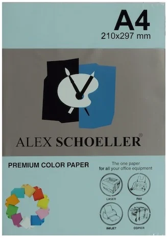ALEX FOTOKOPİ KAĞIDI A4 AÇIK MAVİ 500 LÜ ALX-520