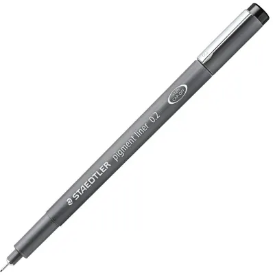 STAEDTLER PIGMENT LINER 0.2 SİYAH 308 02-9