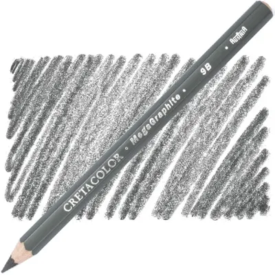 CRETACOLOR ÇİZİM KALEMİ DERECELİ MEGA GRAPHITE 9B 17009