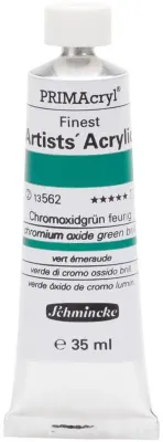 SCHMİNCKE PRİMACRYL ARTİST AKRİLİK BOYA 35 ML SERİ 1 562 CHROMİUM OXİDE GREEN BRİLLİANT 13562009