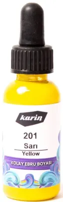 KARİN KOLAY EBRU BOYASI 30 ML 201 SARI 61201030