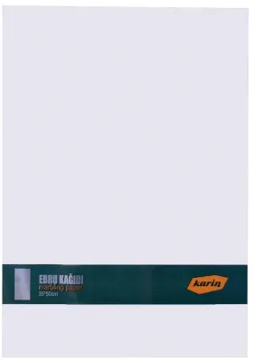 KARİN EBRU KAĞIDI BEYAZ (35X50CM) 90 GR. 100 AD. 6114001035