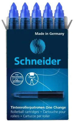 SCHNEIDER ROLLER KALEM  REFİLİ ONE CHANGE 5 Lİ KUTU MAVİ SCR362