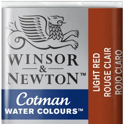W&N SULU BOYA COTMAN YARIM TABLET LIGHT RED 362 WN-0301362