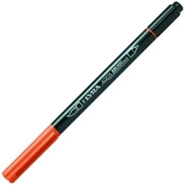 LYRA KEÇELİ KALEM AQUA BRUSH DUO FIRÇA UÇLU PALE ORANGE L6520010