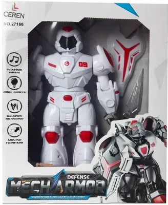 CANTOYS IŞIKLI PİLLİ VE SESLİ ROBOT CTOY-27166