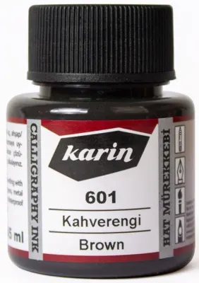 KARİN HAT MÜREKKEBİ 45 ML KAHVERENGİ 6210601045