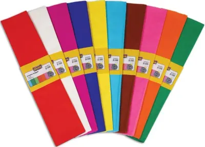 GİNZA KREPON KAĞIDI MAVİ 10 LU GN-302