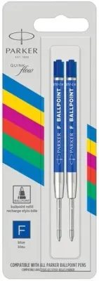 PARKER TÜKENMEZ KALEM REFİLİ F UÇ MAVİ EKO 2 Lİ BLS. 2166542