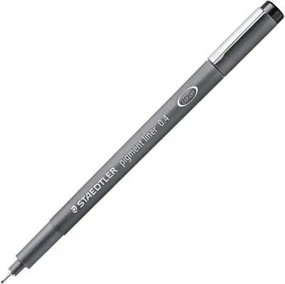 STAEDTLER PIGMENT LINER 0.4 SİYAH 308 04-9