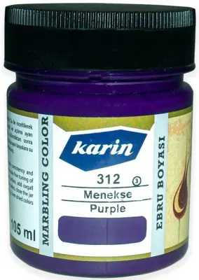 KARİN EBRU BOYASI 105 ML 312 MENEKŞE 61312105