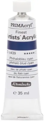 SCHMİNCKE PRİMACRYL ARTİST AKRİLİK BOYA 35 ML SERİ 2 439 PHTHALO BLUE CYAN 13439009