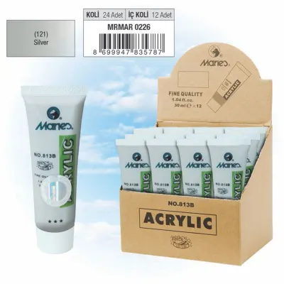 MARIES AKRİLİK BOYA SETİ 30 ML 813B-121 12 Lİ