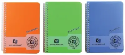 ALEX DEFTER A4 PP KAPAK SPİRALLİ 160 YP ÇİZGİLİ  ALX-942