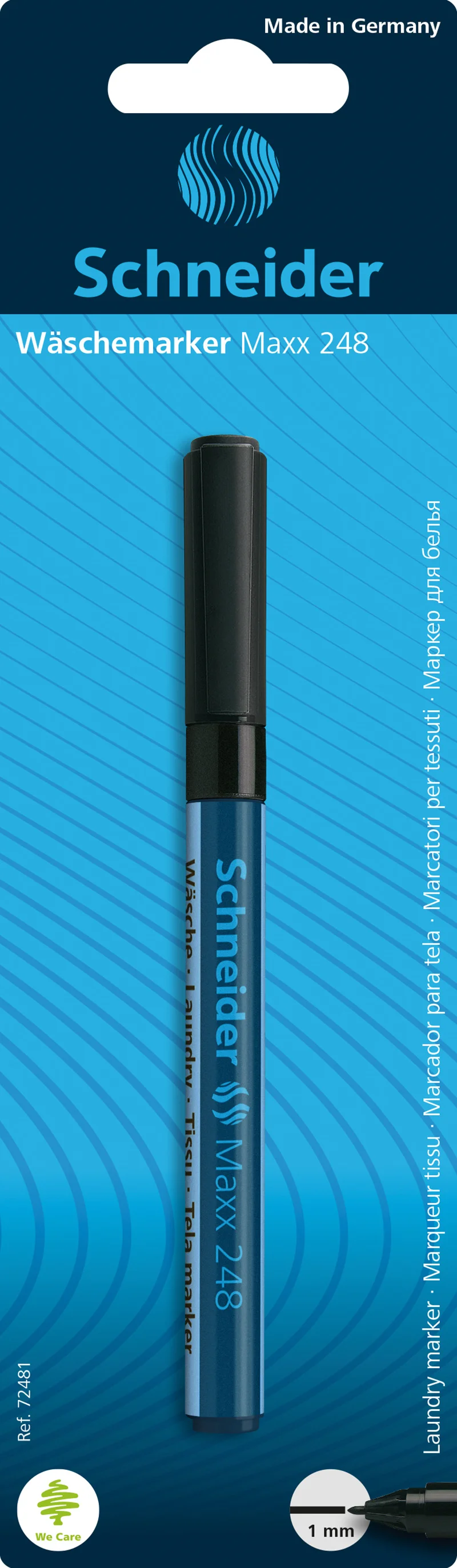 SCHNEIDER ÇAMAŞIR MARKÖRÜ 248 1.0 SİYAH SCM300