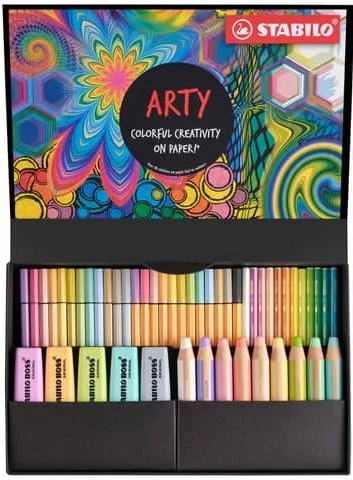 STABILO ARTY KREATİF SET PASTEL MIX 50 Lİ 77/6-2-20