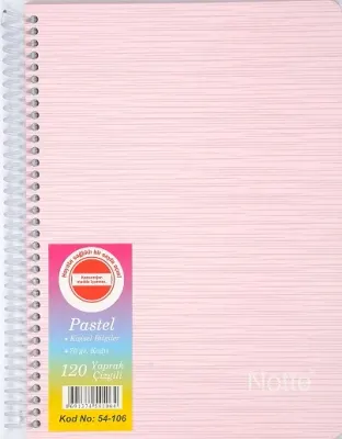 NOTTE DEFTER A4 SELECT 4 KONULU SPR. SERT 120YP.ÇİZ. 50-386