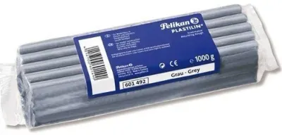 PELİKAN KİL HAMURU 1KG PLASTİLİN GRİ 601492