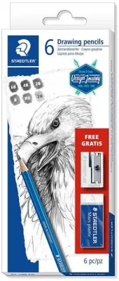 STAEDTLER KURŞUN KALEM DERECELİ MARS LUMOGRAPH SET  6 LI 61 100 C6