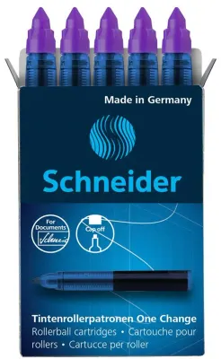 SCHNEIDER ROLLER KALEM  REFİLİ ONE CHANGE 5 Lİ KUTU MOR SCR364