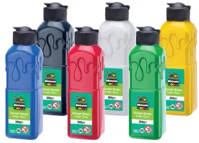 NOVA COLOR PARMAK BOYASİ 250g 6 LI NC-440