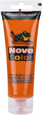 NOVA COLOR AKRİLİK BOYA TÜP 75 GR TURUNCU NC-2208
