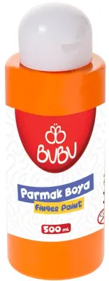 BU-BU PARMAK BOYA 500 GR. TURUNCU BUBU-PAR010