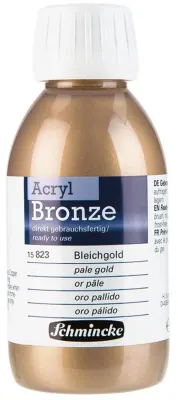 SCHMİNCKE ACRYLİC BRONZE METAL AKRİLİK BOYA 150 ML 823 PALE GOLD 15823020