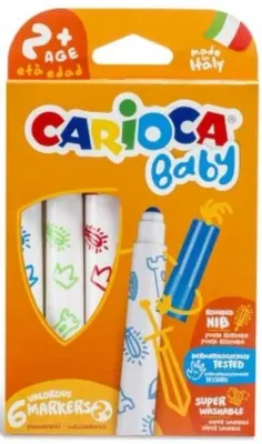 CARIOCA KEÇELİ BOYA KALEMİ 6'LI STAMPERELLO 42279