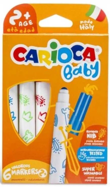CARIOCA KEÇELİ BOYA KALEMİ 6'LI STAMPERELLO 42279