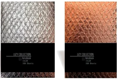 LİZ LUX DEFTER YALDIZLI 70GR 168YP ÇİZGİLİ BLS195