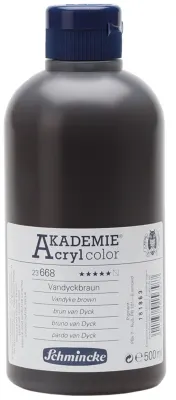 SCHMİNCKE AKADEMİE AKRİLİK BOYA 500 ML 668 VANDYKE BROWN 23668028