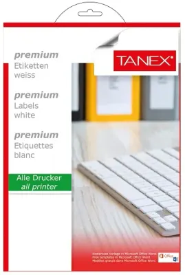 TANEX LASER ETİKET TW-2024 64 X 34 MM ( 24 ) 25 Lİ