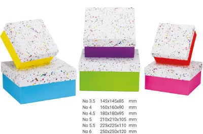 GIPTA KUTU SETİ 6 LI COLORFUL KARE BX65340