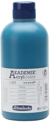 SCHMİNCKE AKADEMİE AKRİLİK BOYA 500 ML 450 TURQUOİSE 23450028