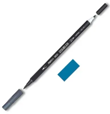 MARVY FIRÇA KALEM BRUSH PEN ÇİFT UÇLU 1800-058 PEACOCKGREE