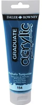 DALER ROWNEY AKRİLİK BOYA GRADUATE SERİSİ 120 ML PHTH.TURQUIOSE 123120154