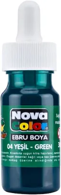 NOVA COLOR EBRU BOYA ŞİŞE 30 CC YEŞİL NC-243