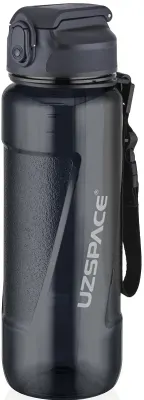 UZSPACE MATARA TRITAN PİPETLİ 6056 850 ML SİYAH