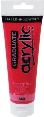 DALER ROWNEY AKRİLİK BOYA GRADUATE SERİSİ 120 ML PRIMARY RED 123120540