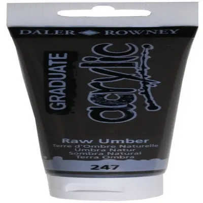 DALER ROWNEY AKRİLİK BOYA GRADUATE SERİSİ 120 ML RAW UMBER 123120247