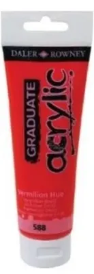 DALER ROWNEY AKRİLİK BOYA GRADUATE SERİSİ 120 ML VERMILION HUE 123120588