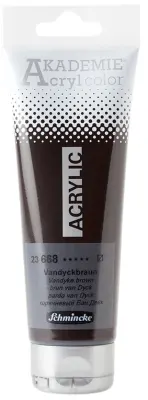 SCHMİNCKE AKADEMİE AKRİLİK BOYA 120 ML 668 VANDYKE BROWN 23668012
