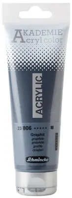 SCHMİNCKE AKADEMİE AKRİLİK BOYA 120 ML 806 GRAPHİTE 23806012