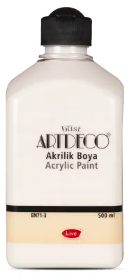 ARTDECO AKRİLİK BOYA 500 ML BEYAZ KUM Y-070L-3620