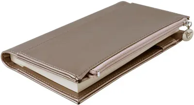 VJ DEFTER ZIPCO 9.6x16.6 Cm. 80 Gr. 96 YP.ÇİZGİLİ ALTIN GÜL RENGİ 7180